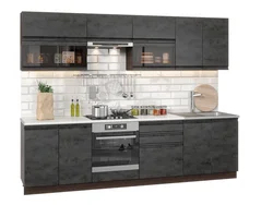 Interior center kitchen concrete