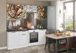 Interior center kitchen concrete
