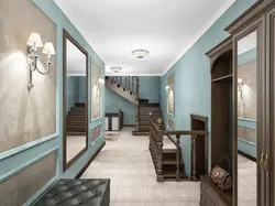 Hallway turquoise design