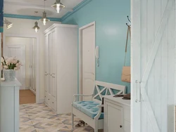 Hallway turquoise design
