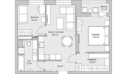 Living room design scheme