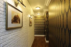 Gypsum panels in the hallway photo