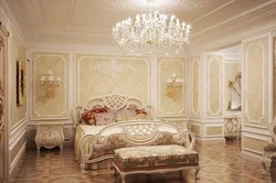 Спальня лепнина фото