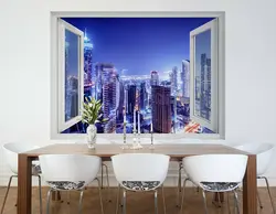 False Window In The Kitchen Interior
