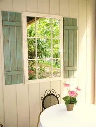 False Window In The Kitchen Interior