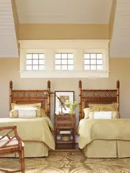 Colonial bedroom interior