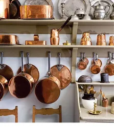 Copper Kitchen In The Interior Photo
