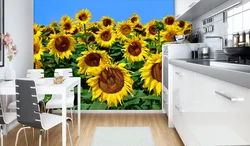 Кухня подсолнух фото