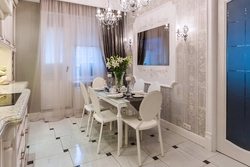 Moldings for walls in the kitchen interior photo how
