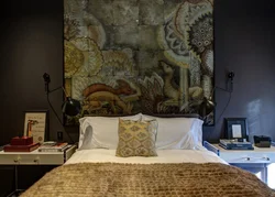 Tapestry in the bedroom photo