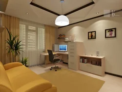 Office and kitchen in one room photo