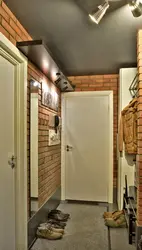 Narrow hallway loft photo
