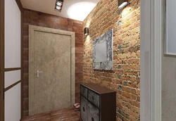 Narrow hallway loft photo