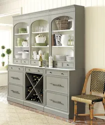 Chest of drawers for kitchen design photo