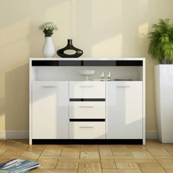 Chest of drawers for kitchen design photo
