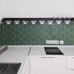Sockets on the wall in the kitchen photo