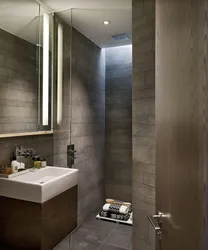 Bath Design Gray And Brown Tiles