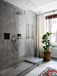 Shower in the kitchen design photo