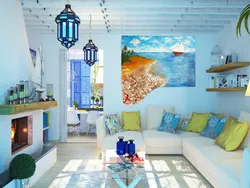 Mediterranean Living Room Interior