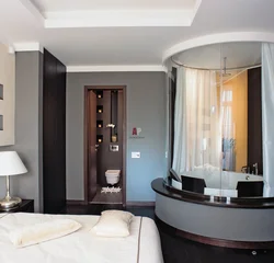 Shower room in the bedroom photo