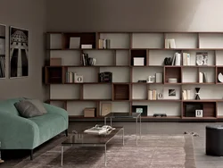 Qonaq otağı kitabları interyer dizaynı