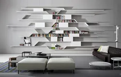Гостиная книги дизайн интерьера