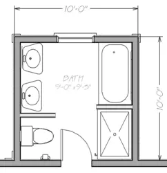 Bath Design Drawing