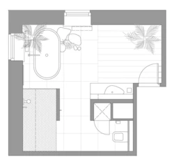Bath design drawing
