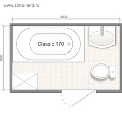 Bath design drawing