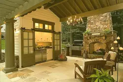 Design of a summer kitchen in your home