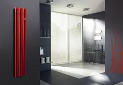 Vanna otağında istilik radiatoru fotoşəkili
