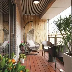 Photo of slats on the loggia