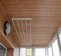 Photo of slats on the loggia