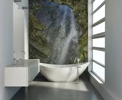 Bath design photo wallpaper
