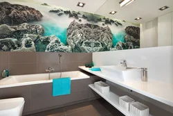 Bath design photo wallpaper