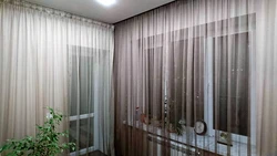 Тюль сетка для гостиной фото