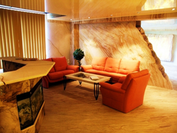 Finishing an apartment with flexible stone photo