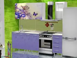 Kitchen design with butterflies
