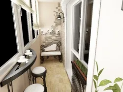 Loggia balcony interior