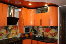 Small kitchens orange photos