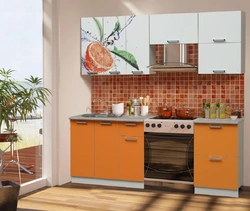 Small kitchens orange photos