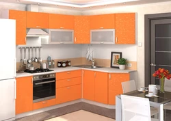 Small kitchens orange photos