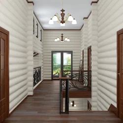 Hallway imitation timber photo