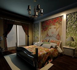 Russian bedroom interior