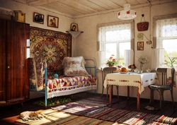 Rus yataq otağı interyeri