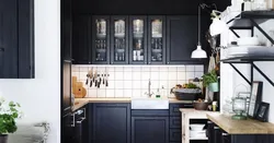 İnteryerdə Akstad IKEA mətbəxi