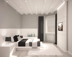 Bedroom living room minimalism design