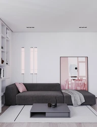 Bedroom living room minimalism design