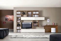 Living Room Wall With Table Photo