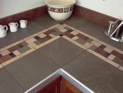 Kitchen corners tiles photo